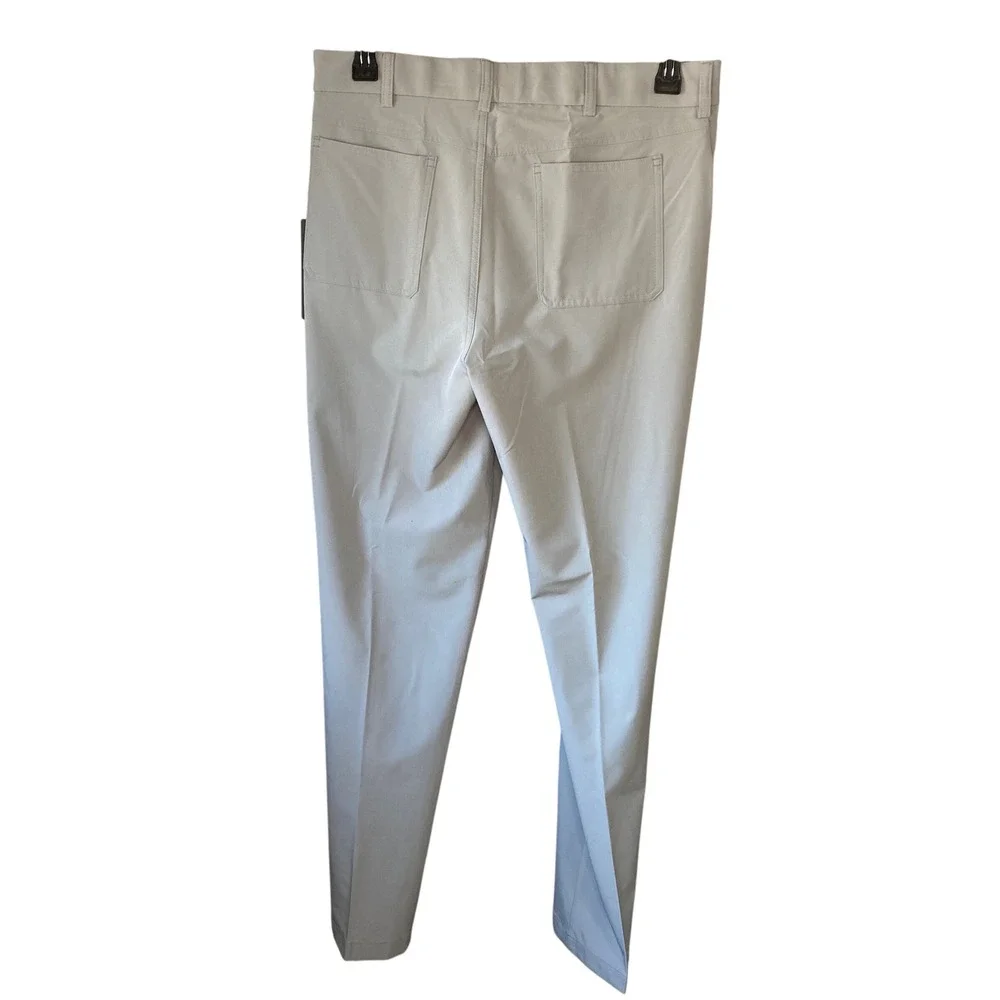 Walter Hagen Mens Perfect 11 Golf Pants Mid Grey 34x34 5-Pocket Stretch New